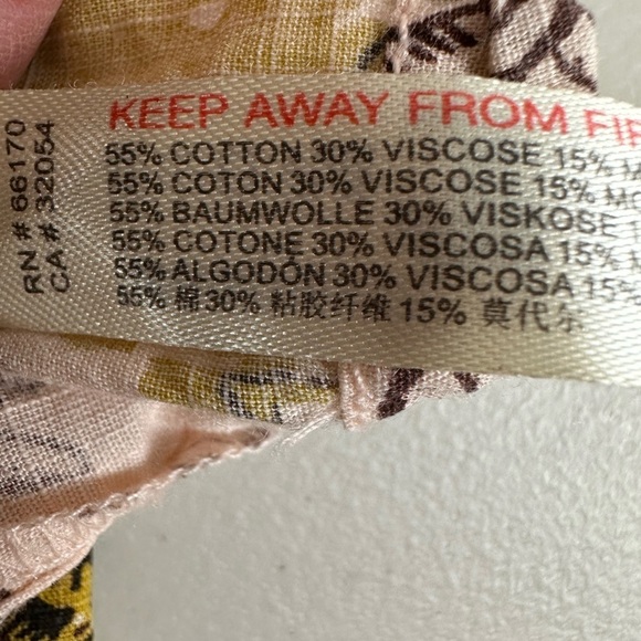 Anthropologie Daily Practice Mollie Tunic Dress Floral Size XL - Picture 13 of 14